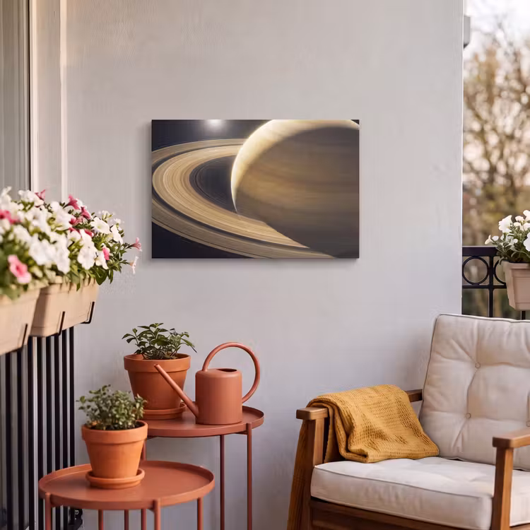 Buiten canvas - Planeet - Ringen - Ruimte — 3