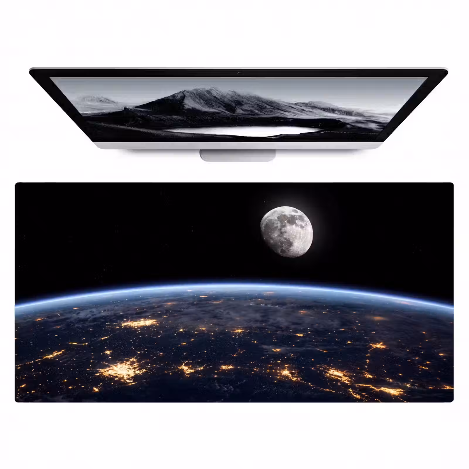 Bureau onderlegger - Aarde - Nacht - Ruimte — 1