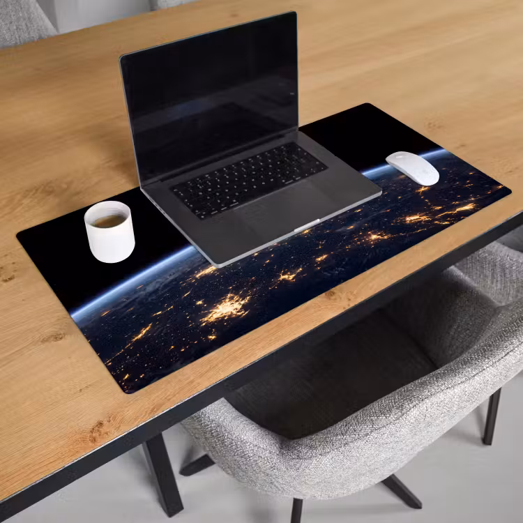 Bureau onderlegger - Aarde - Nacht - Ruimte — 3
