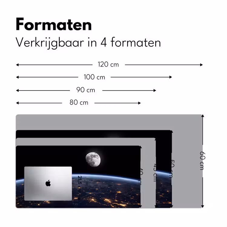 Bureau onderlegger - Aarde - Nacht - Ruimte — 8
