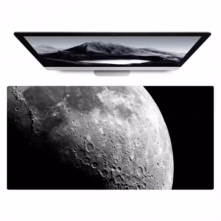 Bureau onderlegger - Maan - Kraters - Ruimte — 1