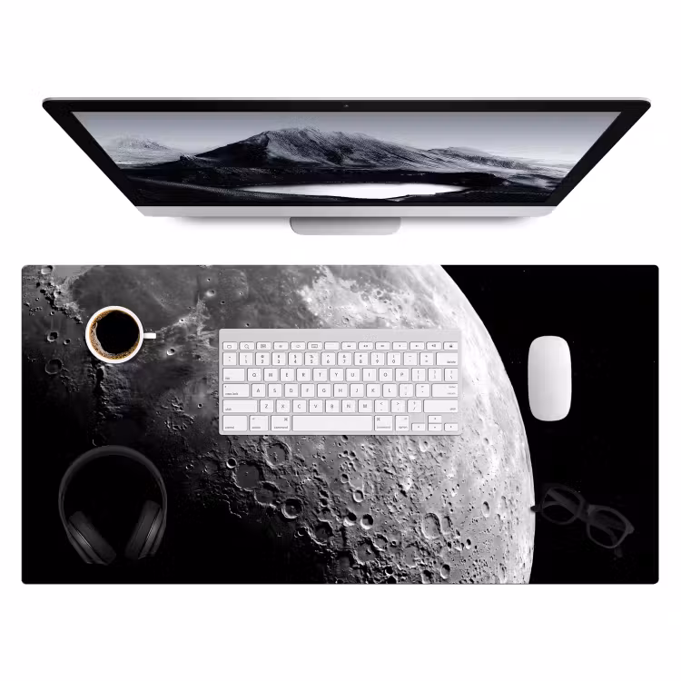 Bureau onderlegger - Maan - Kraters - Ruimte — 4