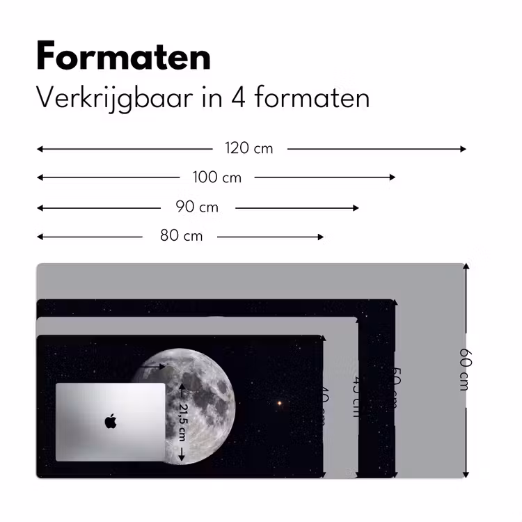 Bureau onderlegger - Maan - Sterren - Ruimte — 8