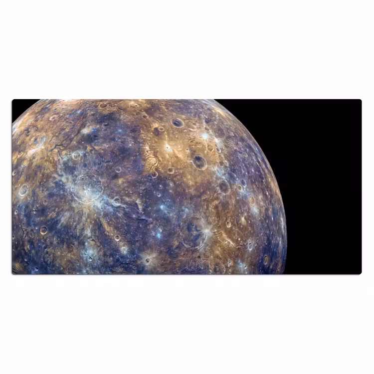 Bureau onderlegger - Planeet - Kraters - Ruimte — 2