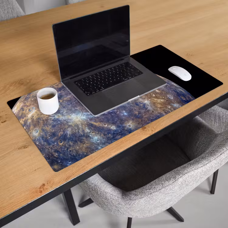 Bureau onderlegger - Planeet - Kraters - Ruimte — 3