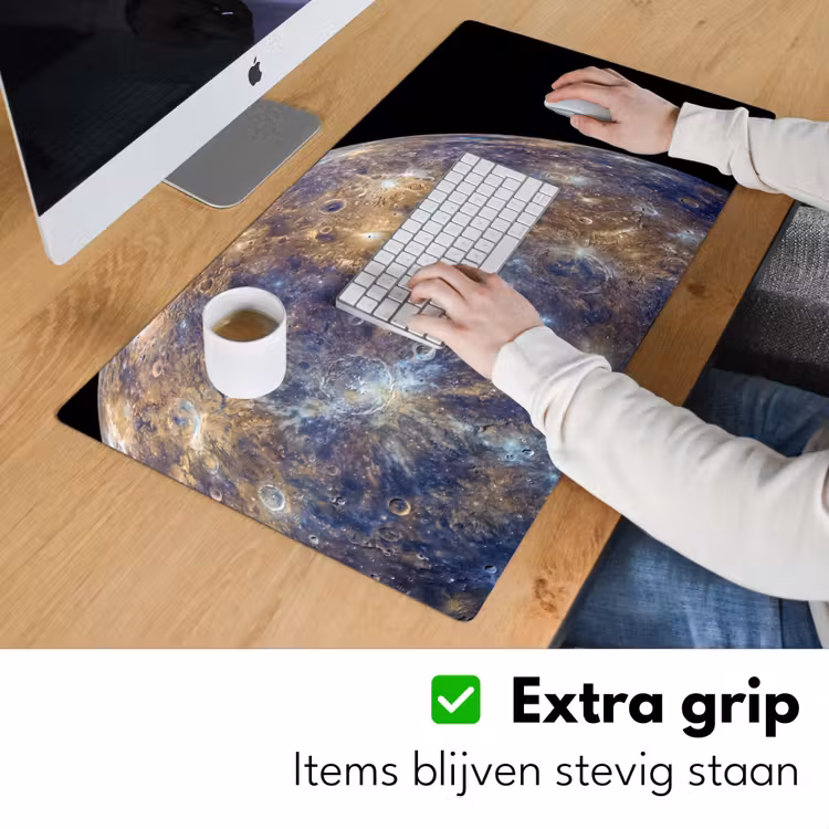 Bureau onderlegger - Planeet - Kraters - Ruimte — 6