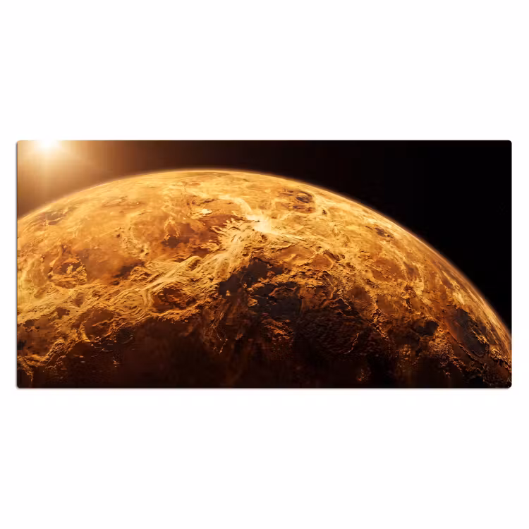 Bureau onderlegger - Planeet - Ruimte - Oranje — 2