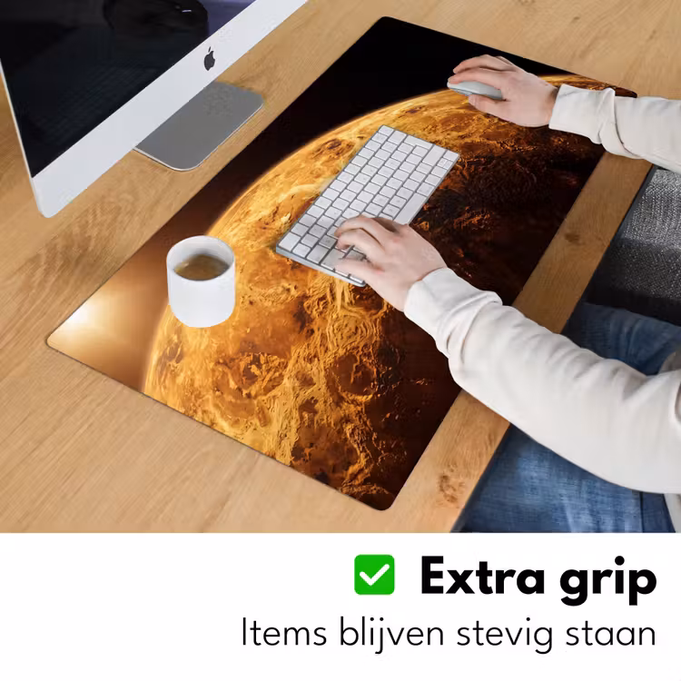 Bureau onderlegger - Planeet - Ruimte - Oranje — 6