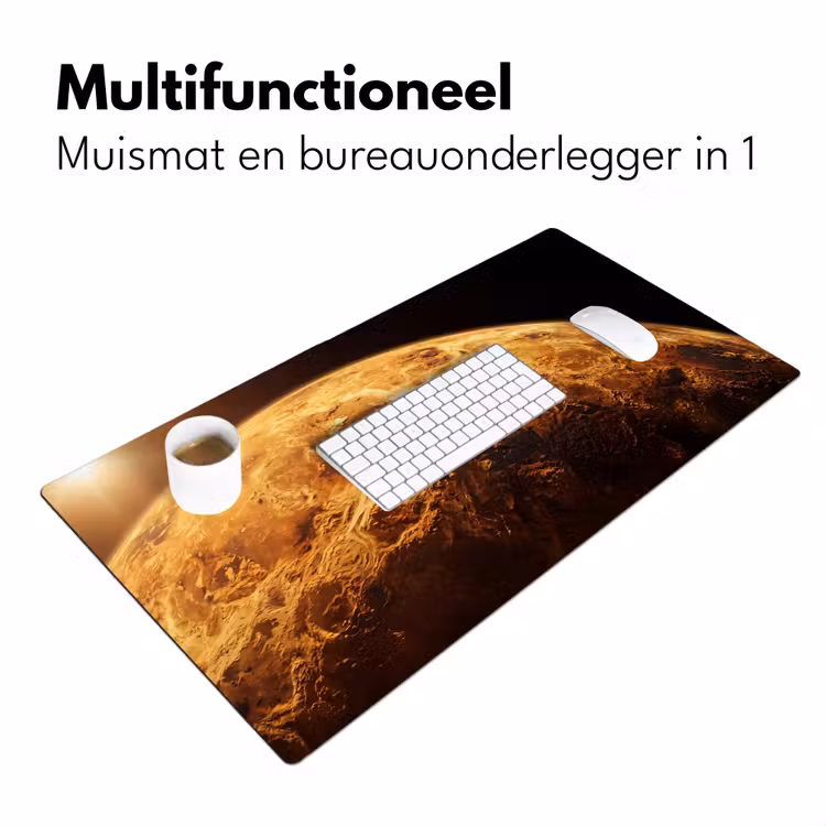 Bureau onderlegger - Planeet - Ruimte - Oranje — 7