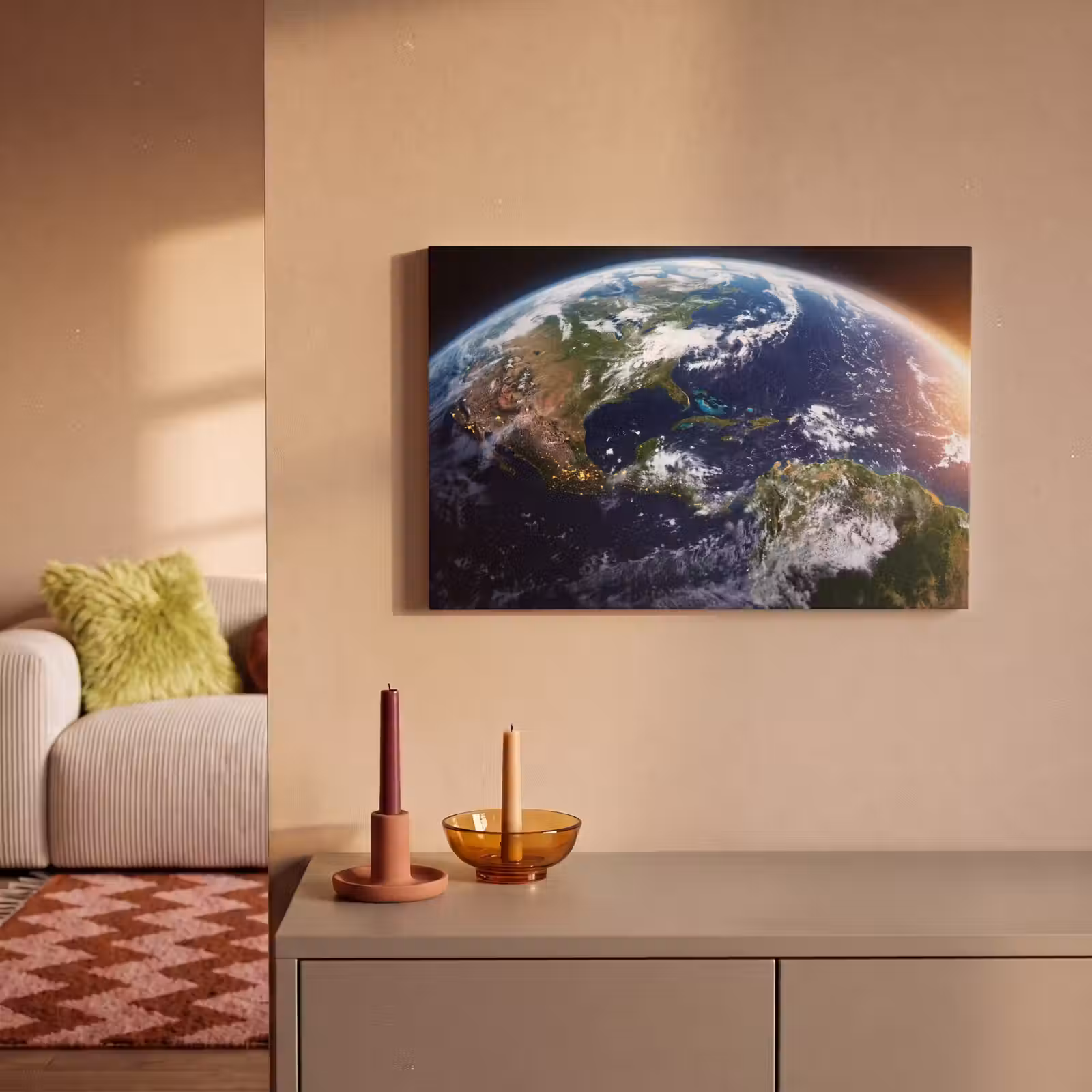 Canvas schilderij - Planeet - Ruimte - Kosmos — 1