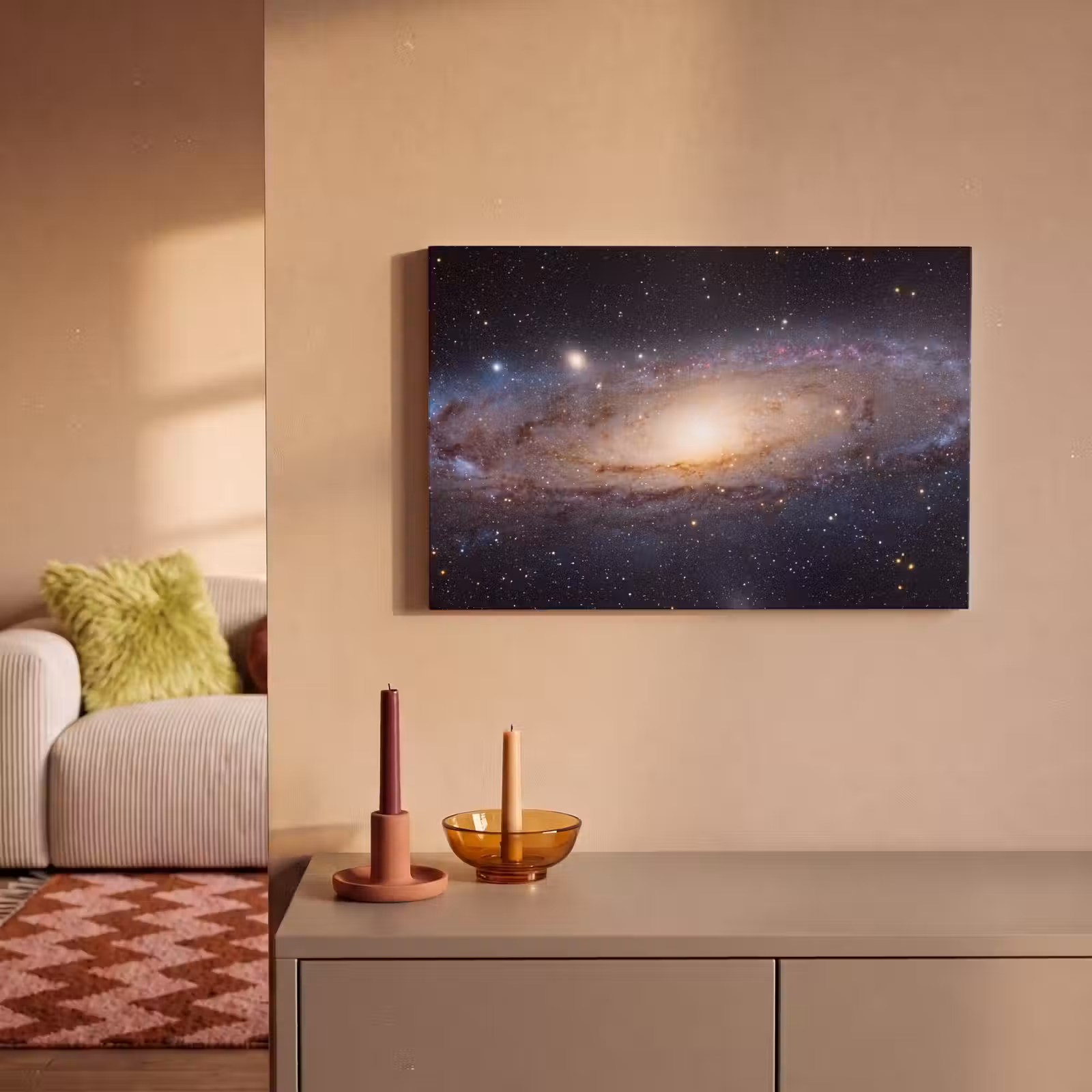 Canvas schilderij - Sterrenstelsel - Ruimte - Kosmos — 1