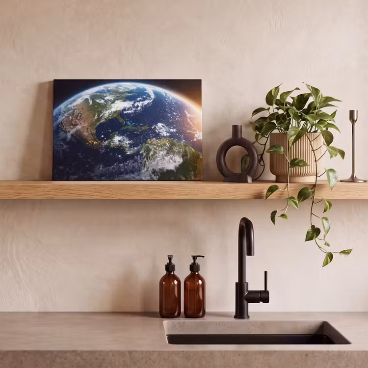 Canvas schilderij - Planeet - Ruimte - Kosmos — 3