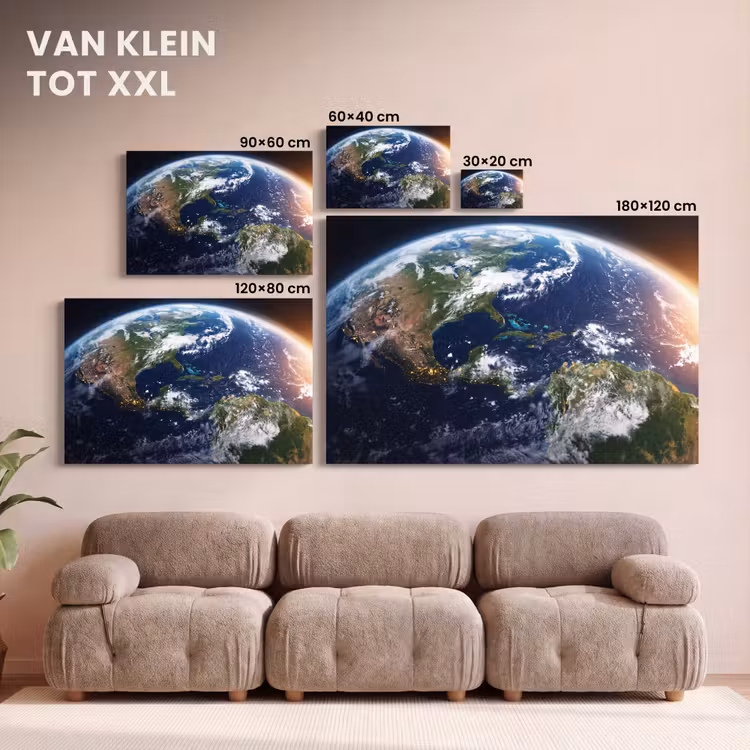 Canvas schilderij - Planeet - Ruimte - Kosmos — 7