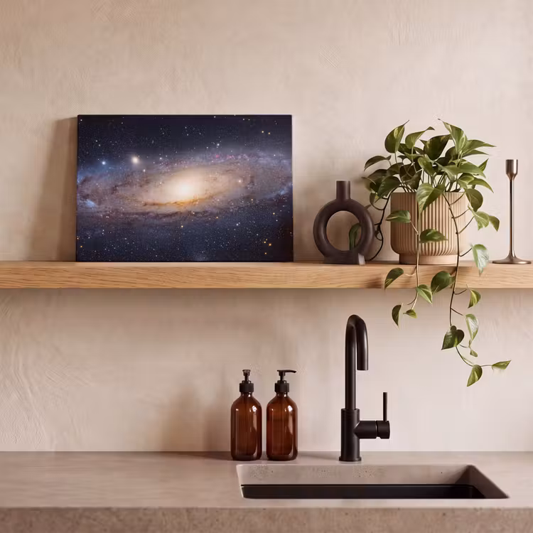 Canvas schilderij - Sterrenstelsel - Ruimte - Kosmos — 3