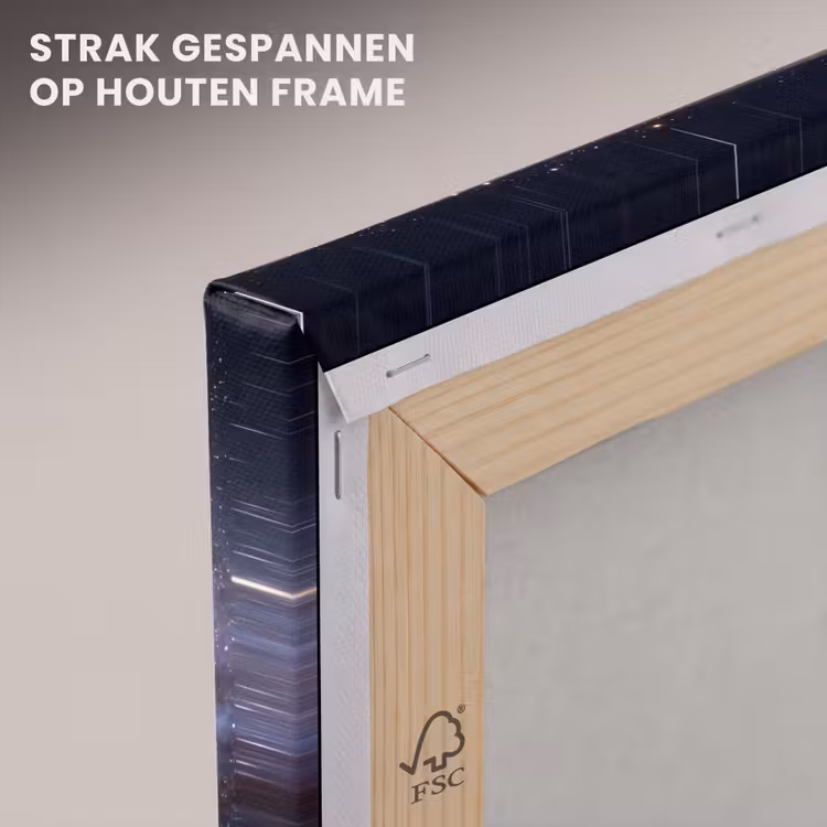 Canvas schilderij - Sterrenstelsel - Ruimte - Kosmos — 6