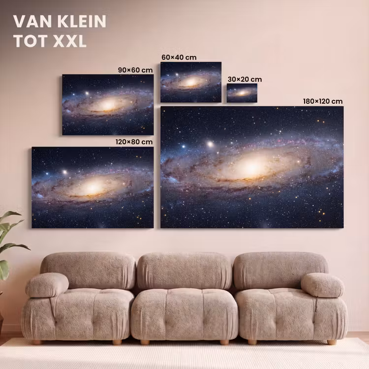 Canvas schilderij - Sterrenstelsel - Ruimte - Kosmos — 7