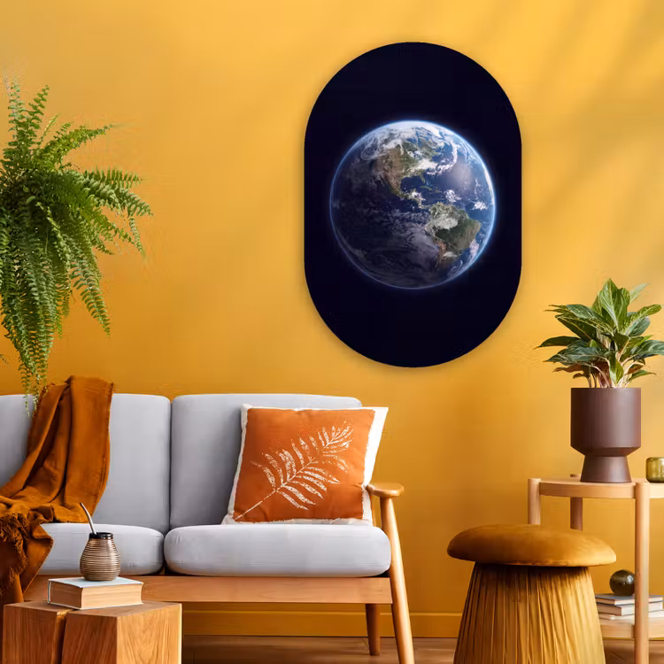 Muurovaal - Glas - Aarde - Ruimte - Kosmos — 3