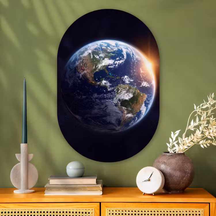 Muurovaal - Glas - Planeet - Ruimte - Kosmos — 2