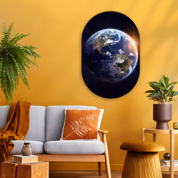Muurovaal - Glas - Planeet - Ruimte - Kosmos — 3