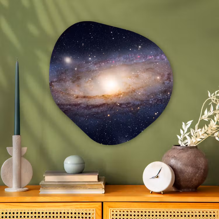Organisch schilderij - Glas - Sterrenstelsel - Ruimte - Kosmos — 2