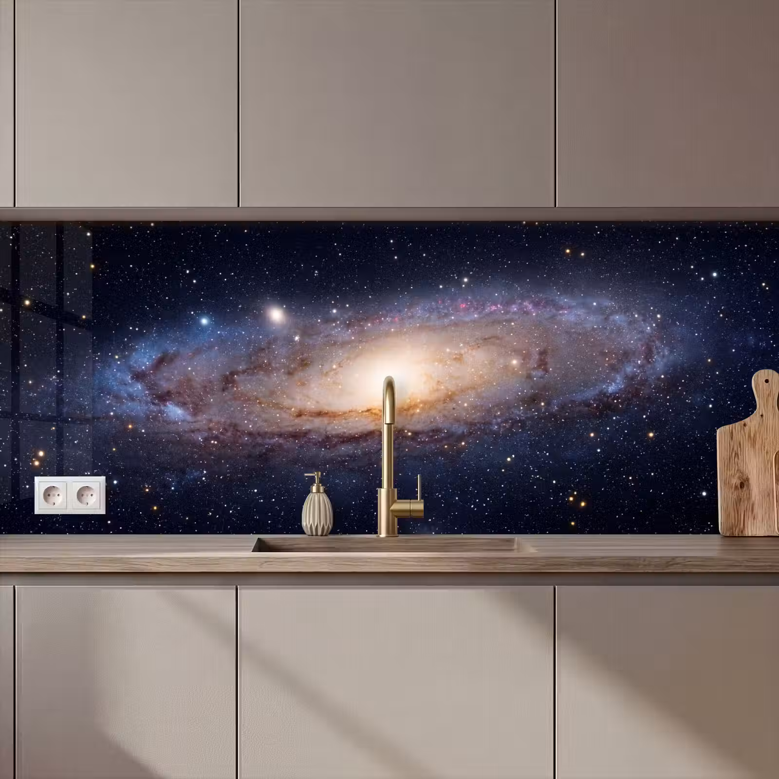 Keuken achterwand - Sterrenstelsel - Ruimte - Kosmos — 1