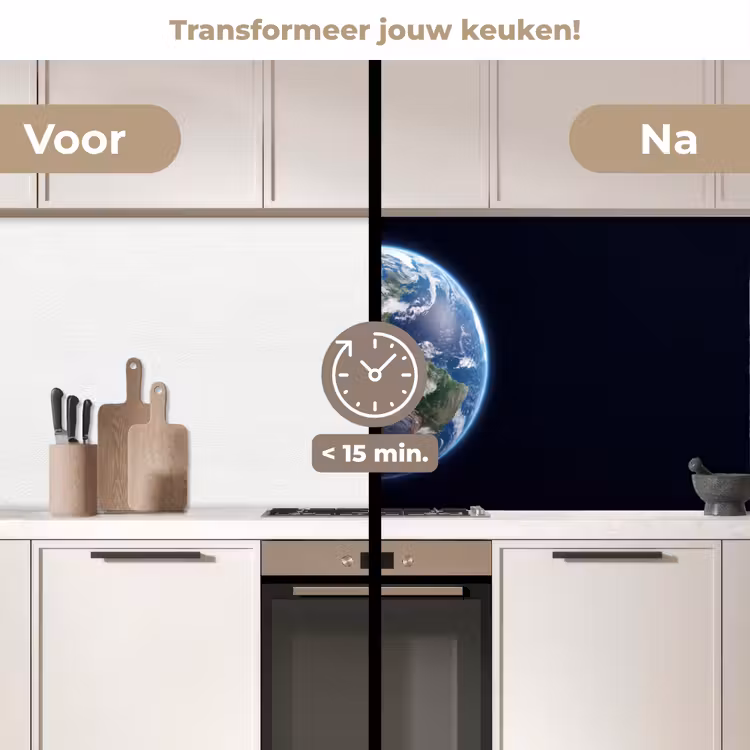 Keuken achterwand - Aarde - Ruimte - Kosmos — 2
