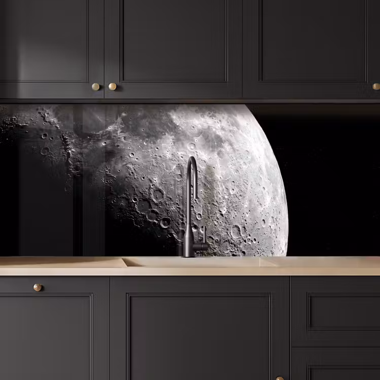 Keuken achterwand - Maan - Kraters - Ruimte — 6
