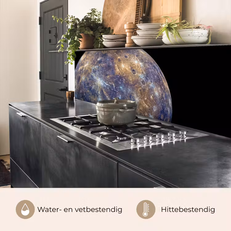 Keuken achterwand - Planeet - Kraters - Ruimte — 3