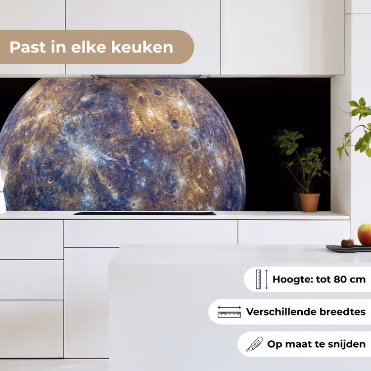 Keuken achterwand - Planeet - Kraters - Ruimte — 4