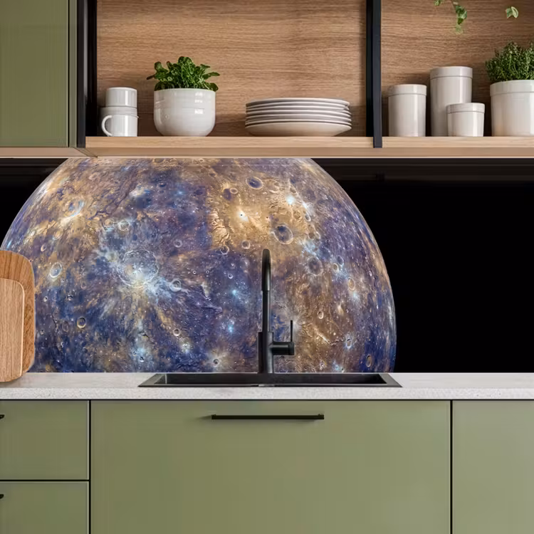 Keuken achterwand - Planeet - Kraters - Ruimte — 5