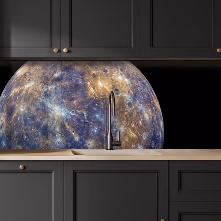 Keuken achterwand - Planeet - Kraters - Ruimte — 6