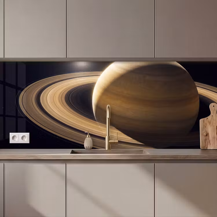 Keuken achterwand - Planeet - Ringen - Ruimte — 1