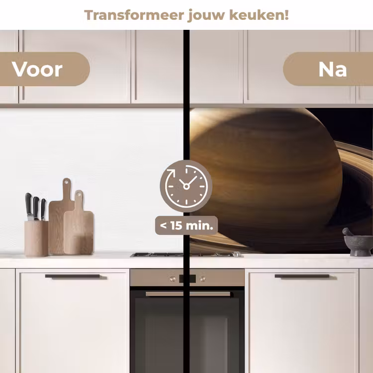 Keuken achterwand - Planeet - Ringen - Ruimte — 2