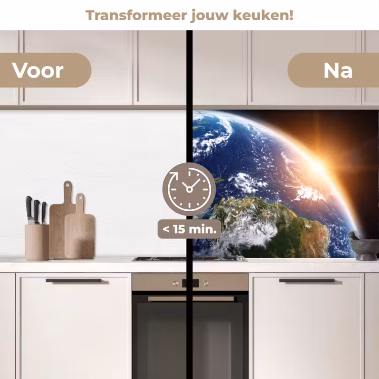 Keuken achterwand - Planeet - Ruimte - Kosmos — 2