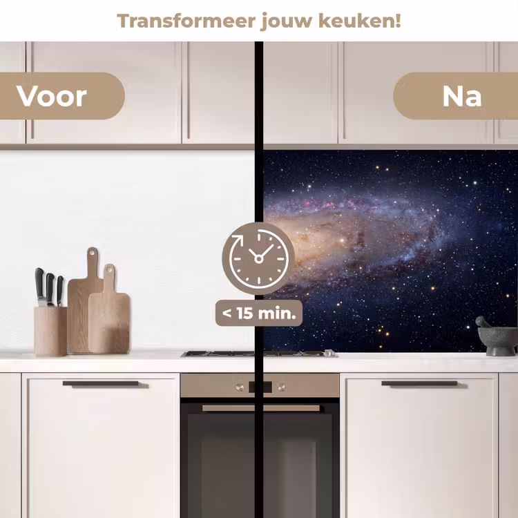 Keuken achterwand - Sterrenstelsel - Ruimte - Kosmos — 2