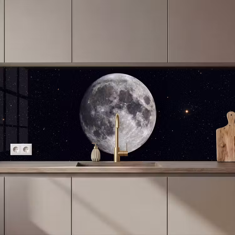 Keuken achterwand - Maan - Sterren - Ruimte — 1
