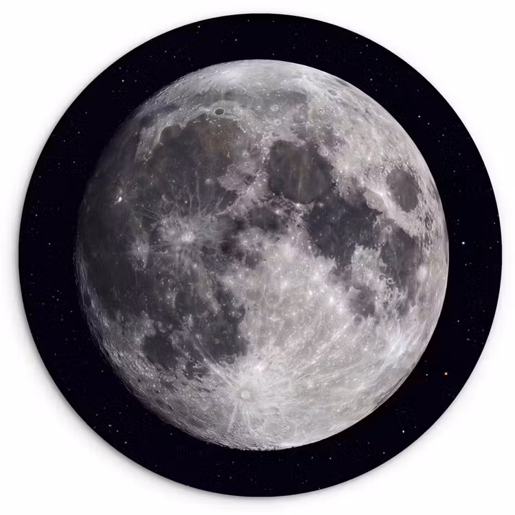Muurcirkel - Maan - Sterren - Ruimte — 1
