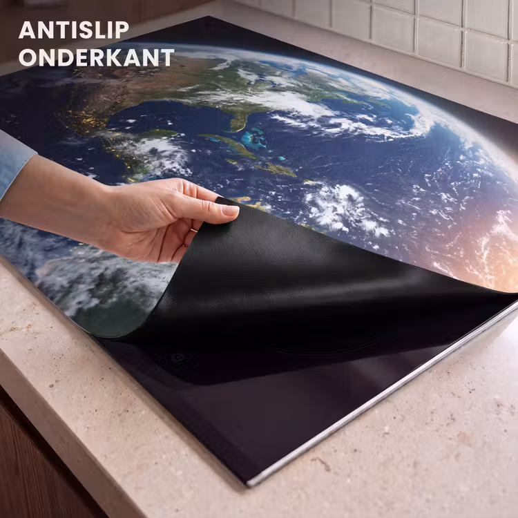 Inductie beschermer en spatscherm (2in1) - Planeet - Ruimte - Kosmos — 4