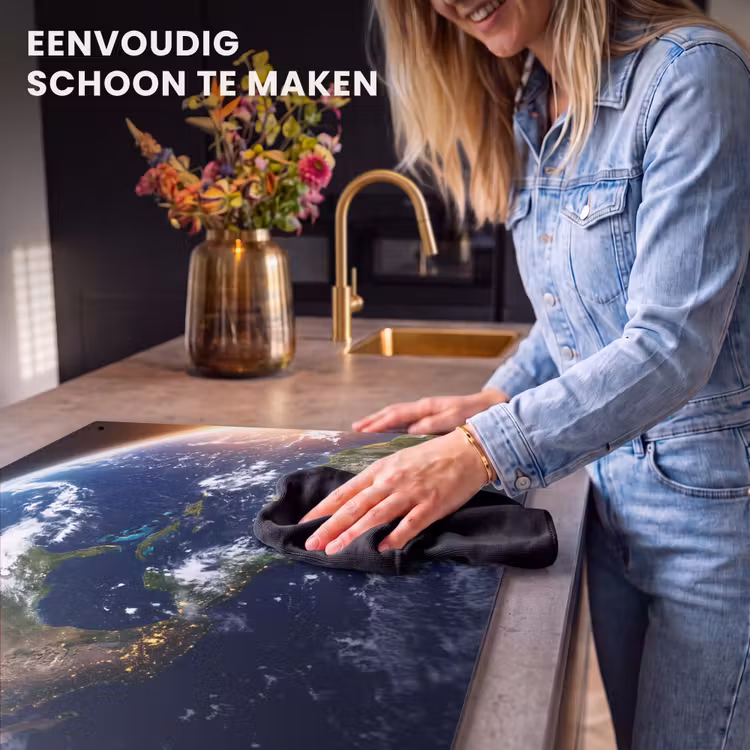 Inductie beschermer en spatscherm (2in1) - Planeet - Ruimte - Kosmos — 5