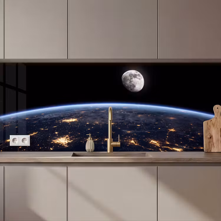 Keuken achterwand - Aarde - Nacht - Ruimte — 1