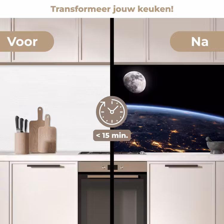 Keuken achterwand - Aarde - Nacht - Ruimte — 2