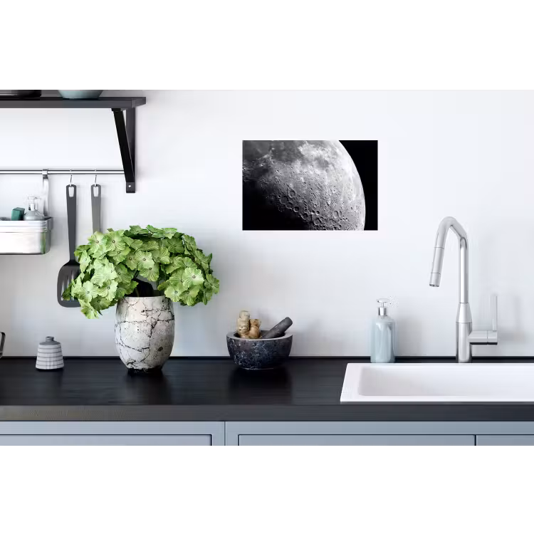 Muursticker - Maan - Kraters - Ruimte — 2