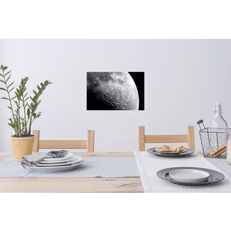 Muursticker - Maan - Kraters - Ruimte — 3