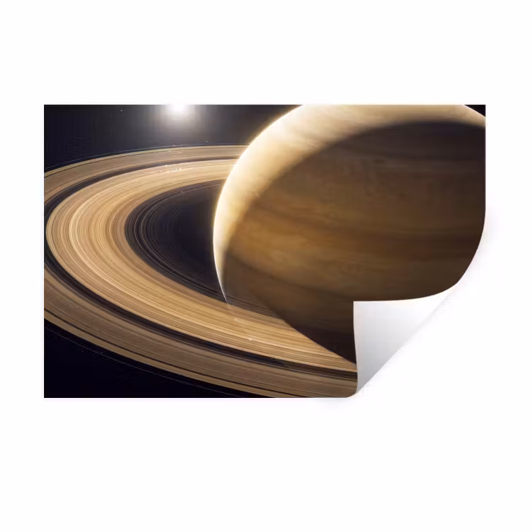 Muursticker - Planeet - Ringen - Ruimte — 1