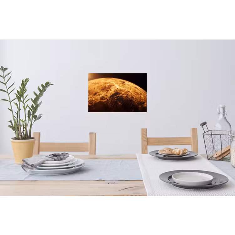 Muursticker - Planeet - Ruimte - Oranje — 3