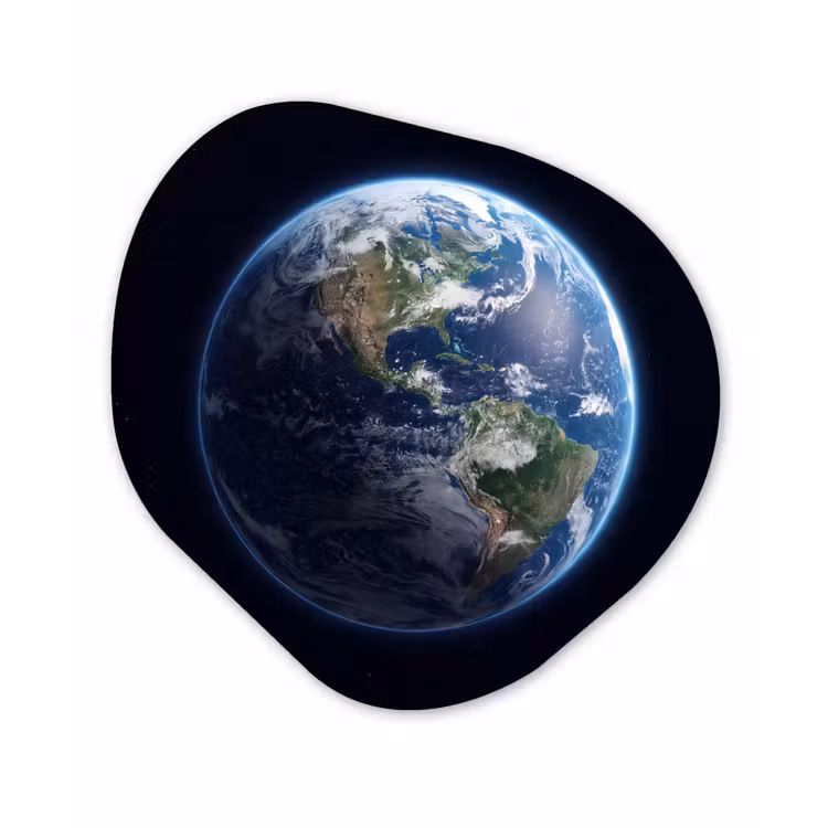 Organisch schilderij - Forex - Aarde - Ruimte - Kosmos — 1