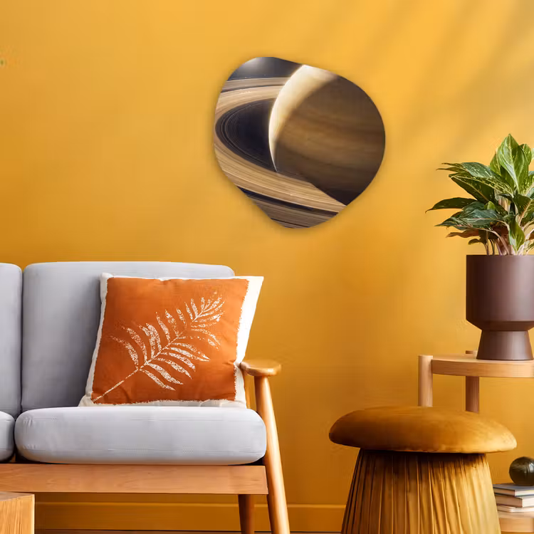 Organisch schilderij - Forex - Planeet - Ringen - Ruimte — 3