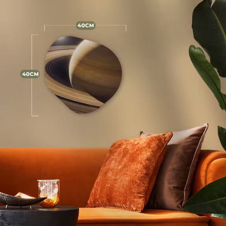 Organisch schilderij - Forex - Planeet - Ringen - Ruimte — 4