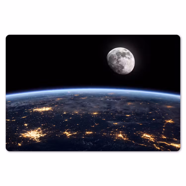 Placemat - 6 stuks - Aarde - Nacht - Ruimte — 7
