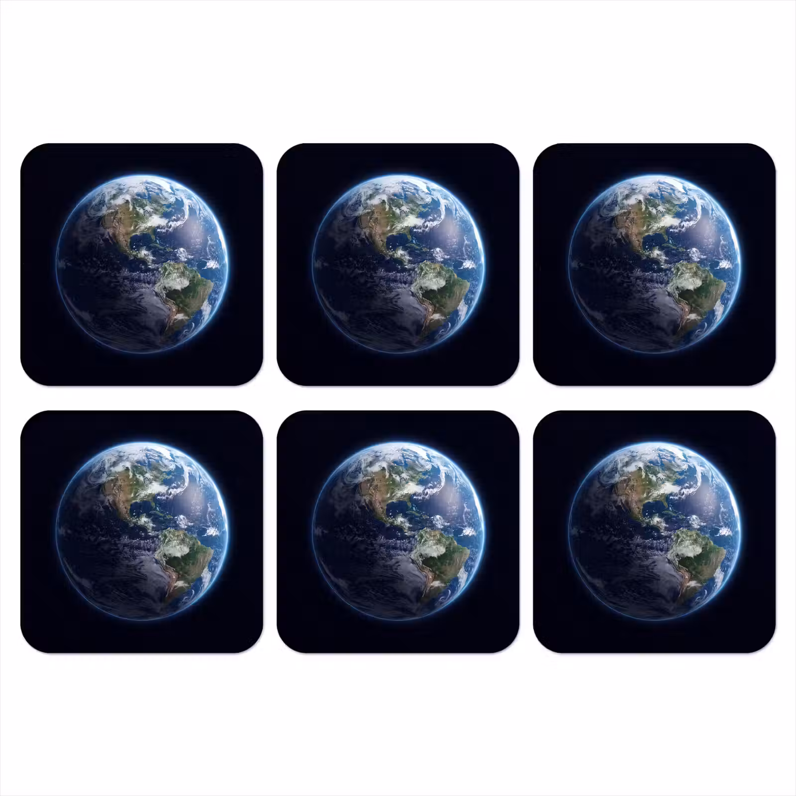 Onderzetter - Aarde - Ruimte - Kosmos — 1